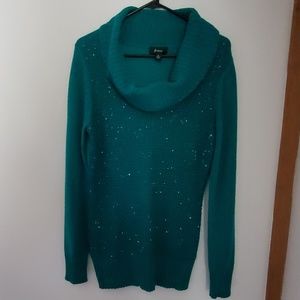 Teal sweater